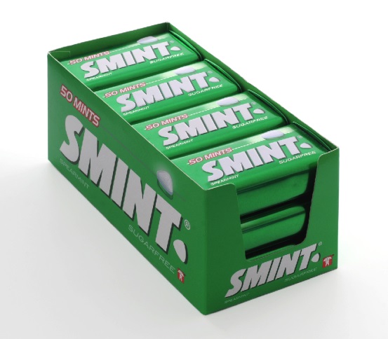 PERFETTI SMINT TIN SPEARMINT (VERDE)12U