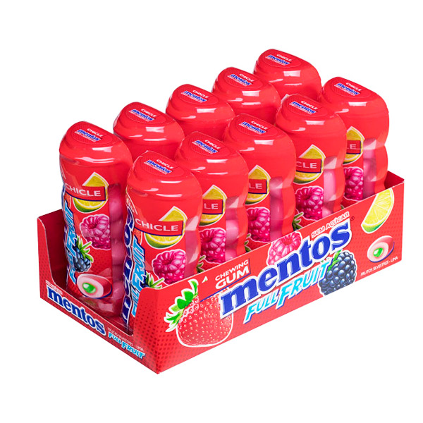 PERFETTI MENTOS POCKET ROJO 10U