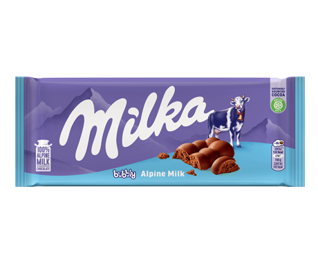 MONDELEZ MILKA BUBBLY LECHE 90G