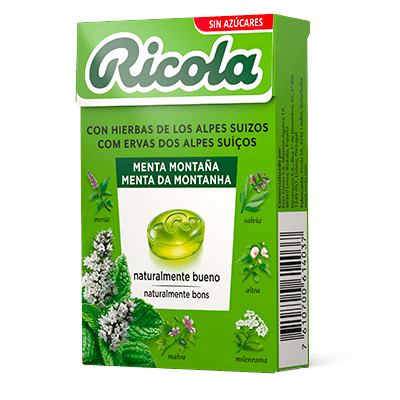 RICOLA CARAMELO MENTA MONTAÑA CAJA 20U