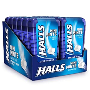 MONDELEZ HALLS MINI MINTS STRONG MINT 12U