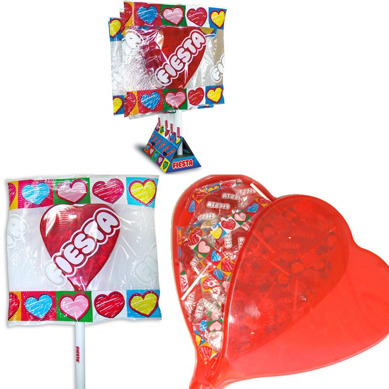 FIESTA MEGA PIRULETA CORAZON 1U