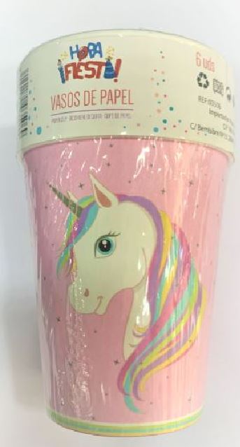 VASOS UNICORNIO 250CC 6U