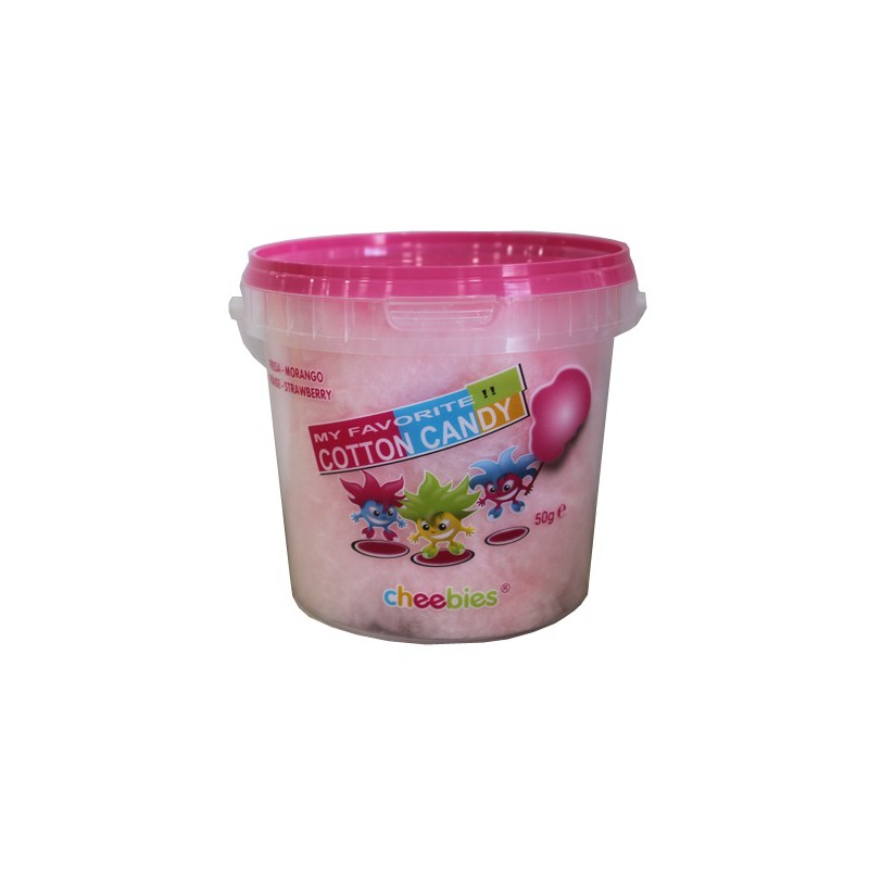 CHEEBIES COTTON CANDY ROSA 50G 1U