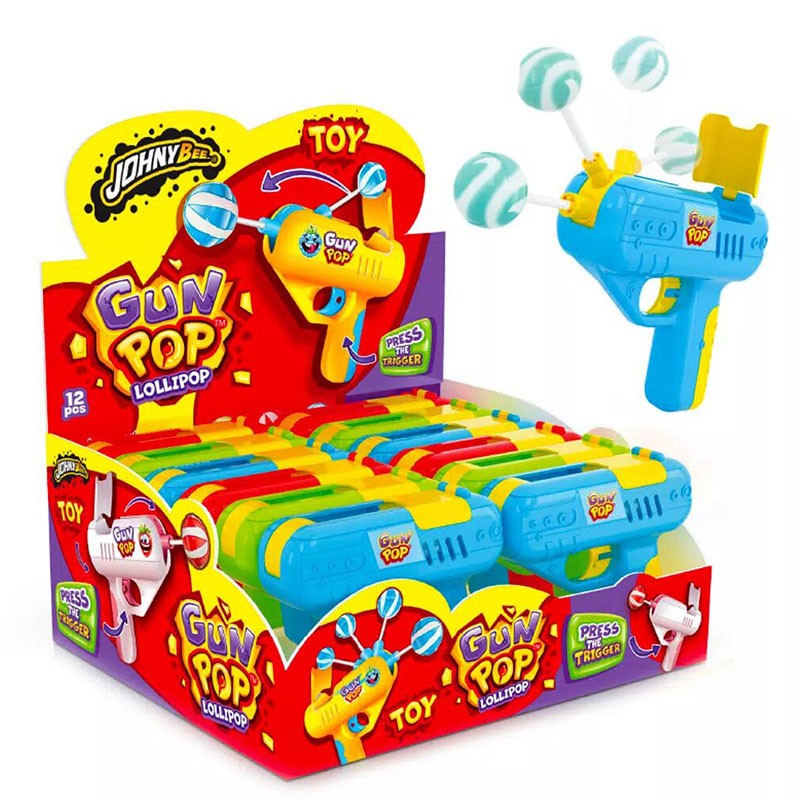 JOHNYBEE GUN POP LOLLIPOP 1U