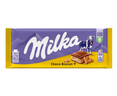 MONDELEZ MILKA CHOCO BISCUIT 100GR