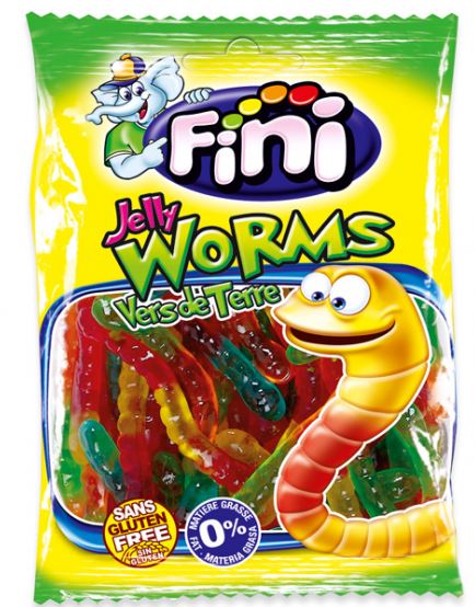 FINI GUSANOS JELLY WORMS 90G 1U