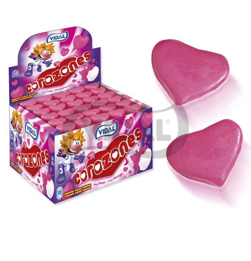 VIDAL CORAZONES CHOCOLATE 75U